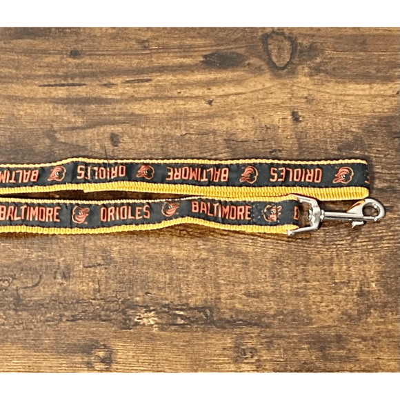 Vintage Baltimore Orioles MLB Black & Orange 4ft Dog Leash - Picture 1 of 6